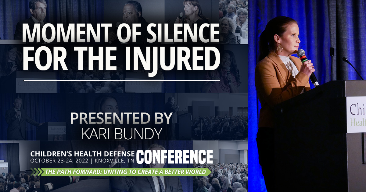 Moment of Silence for the Injured — Presented by Kari Bundy