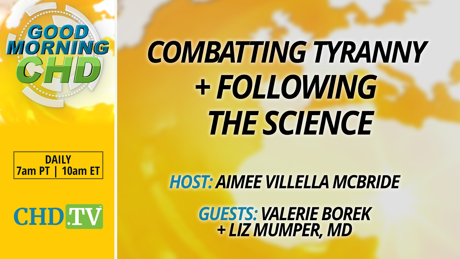 Combatting Tyranny + Following the Science