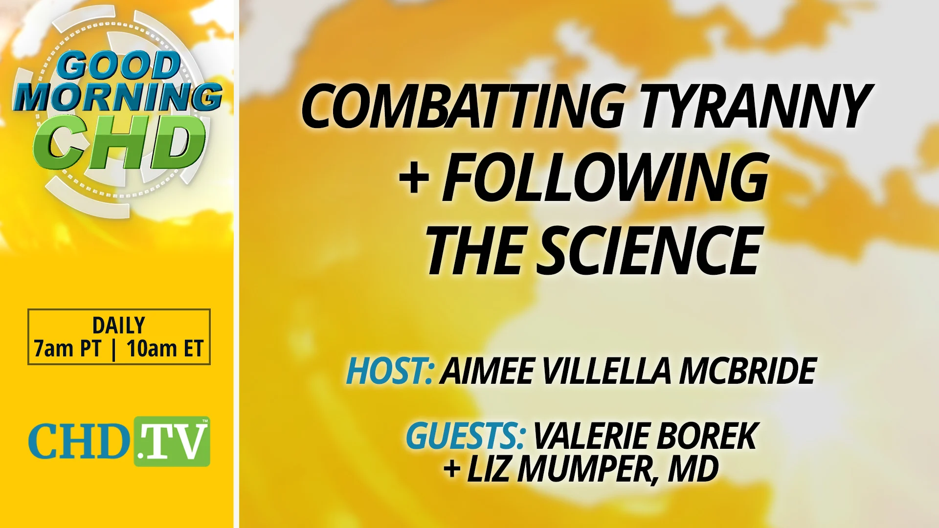 Combatting Tyranny + Following the Science