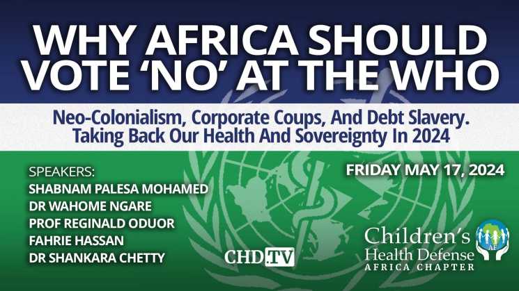 CHD Africa: Why Africa Should Vote NO at the WHO | May 17