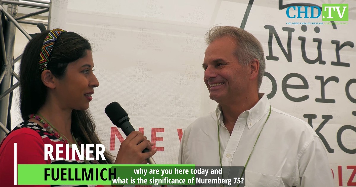 Dr. Reiner Fuellmich at Nuremberg 75