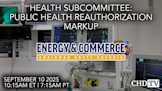 Health Subcommittee: Public Health Reauthorization Markup
