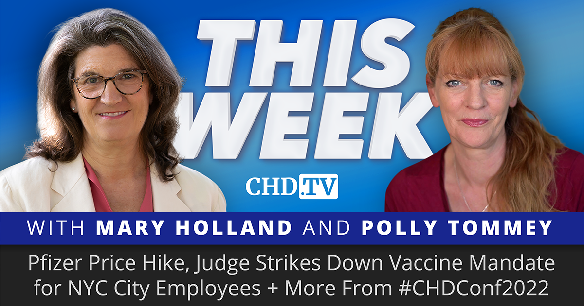 Pfizer Price Hike, Judge Strikes Down Vaccine Mandate for NYC City Employees + More From #CHDConf2022