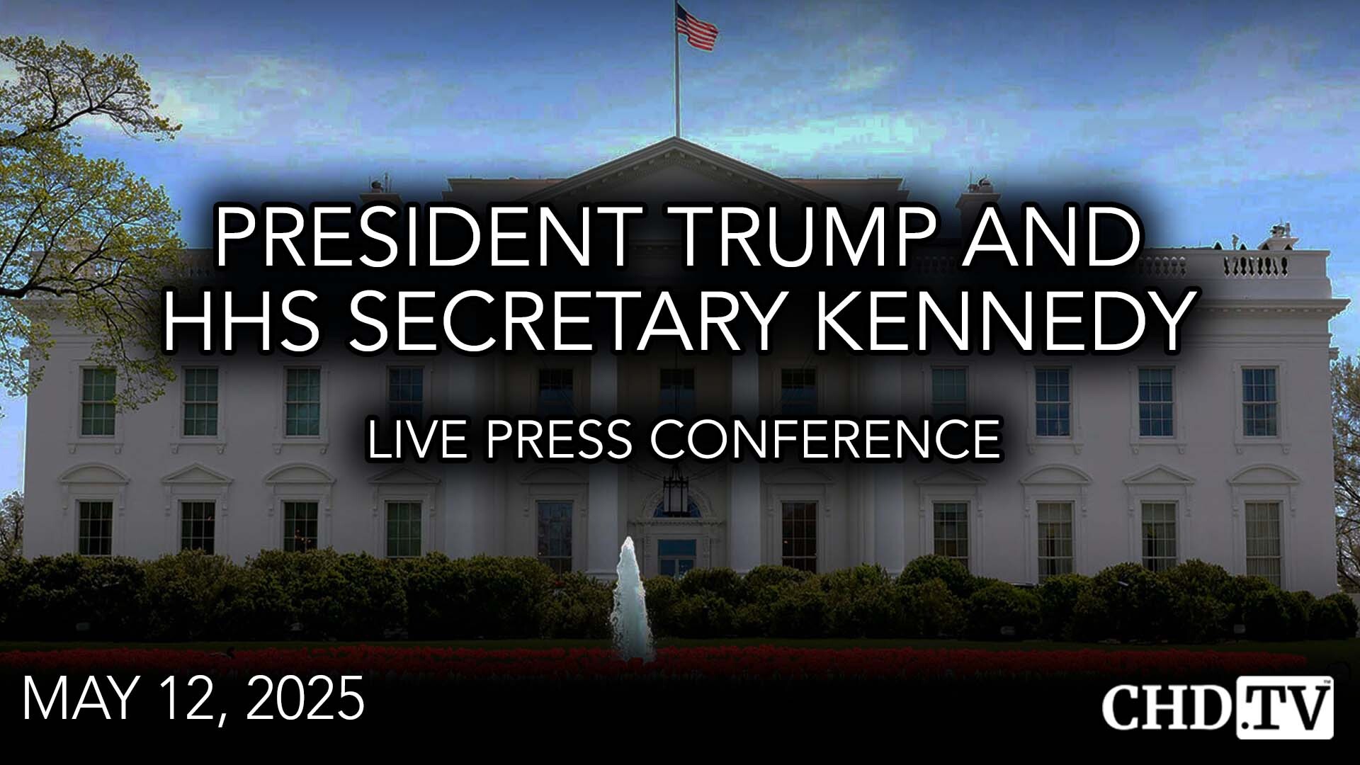 White House Press Conference with Health Agency Leadership