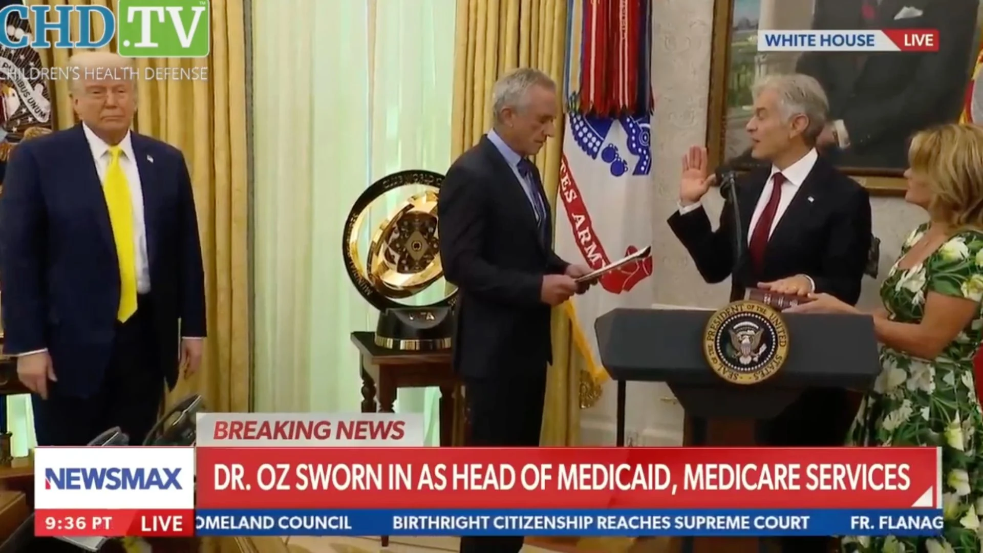 Dr. Oz Sworn in as Administrator for the CMS