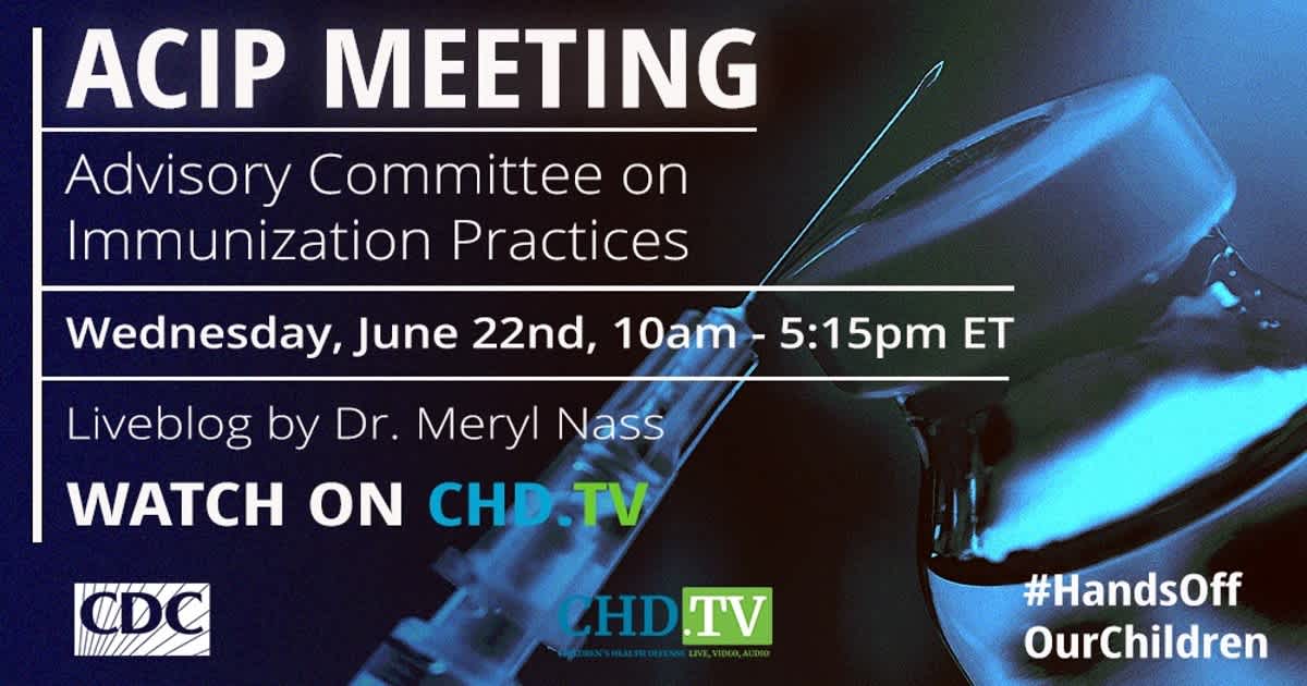 CDC ACIP Meeting | June 23rd, 2022