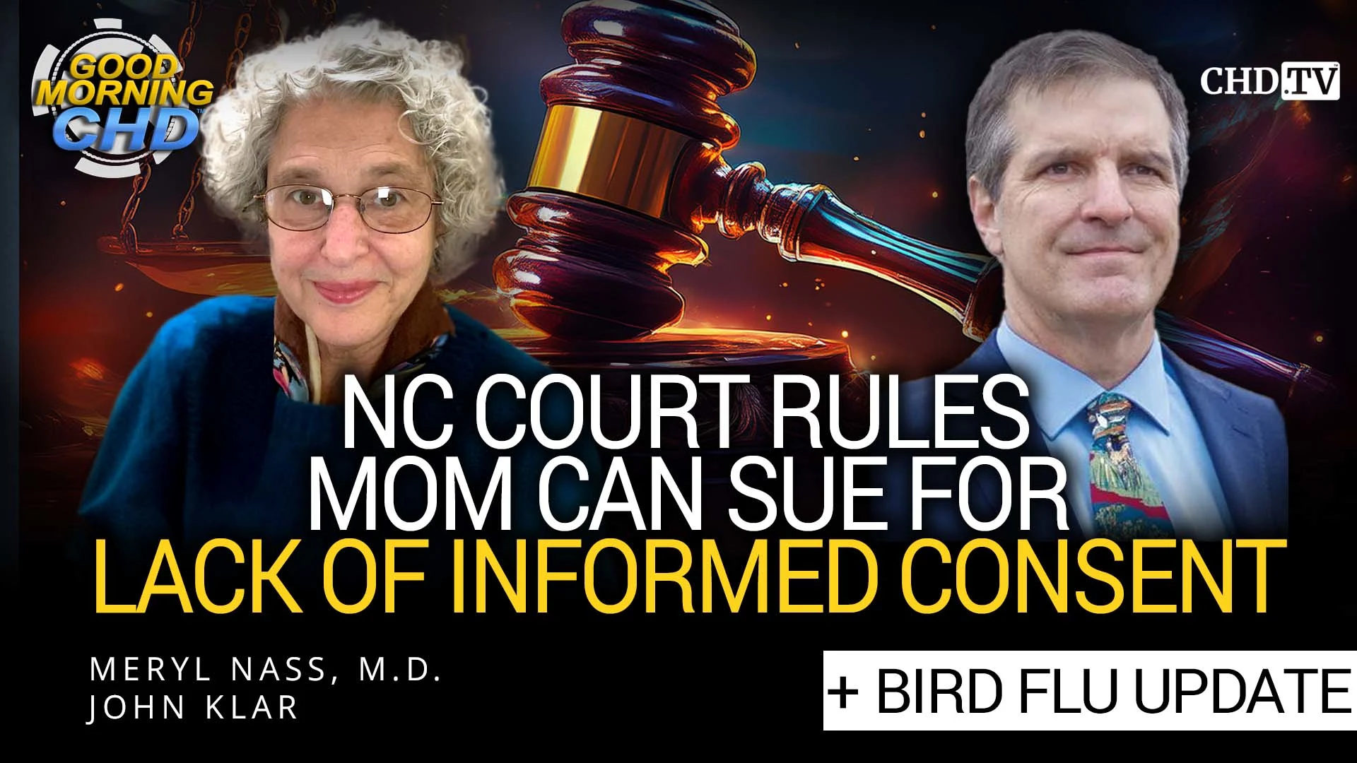 NC Court Rules Mom Can Sue For Lack Of Informed Consent + Bird Flu Update