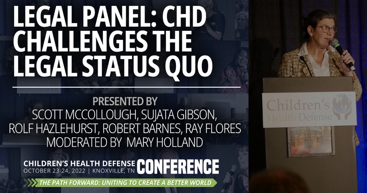 CHD Challenges The Legal Status Quo — Legal Panel Moderated by Mary