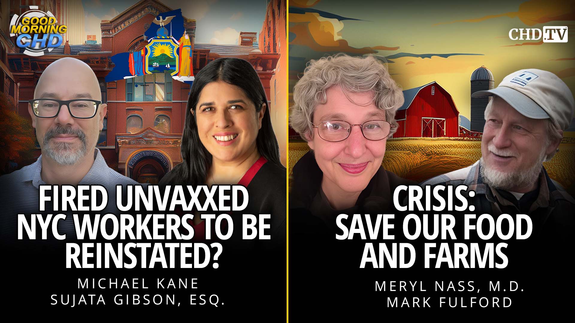 Fired Unvaxxed NYC Workers To Be Reinstated? + Crisis: Save Our Food and Farms