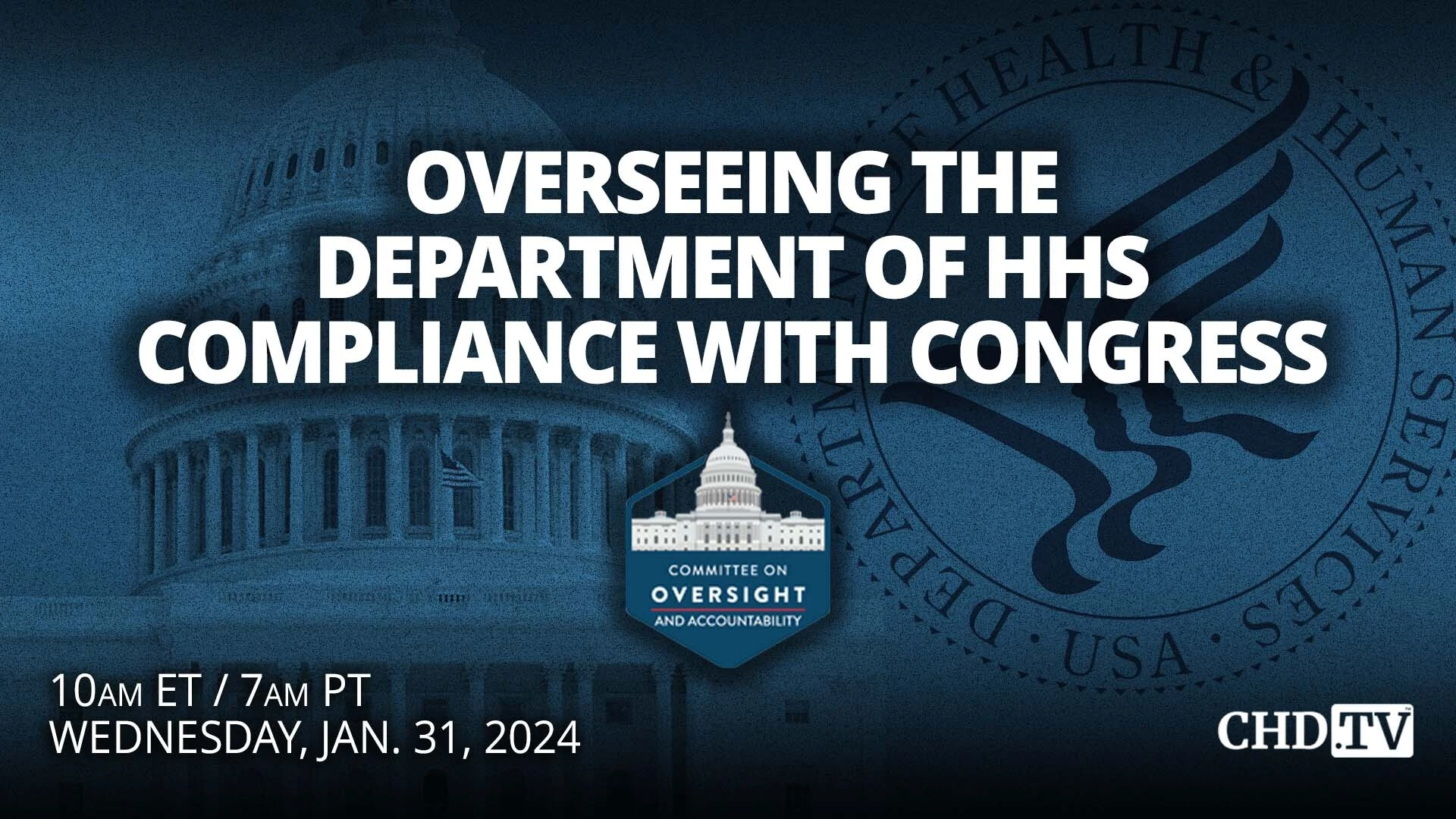 Overseeing the Department of Health and Human Services’ Compliance with Congress | Jan. 31st, 2023