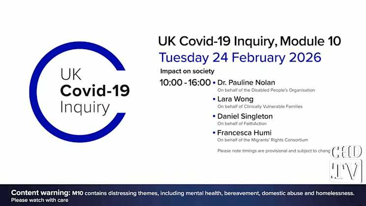 UK COVID-19 Inquiry Meeting | Feb. 24