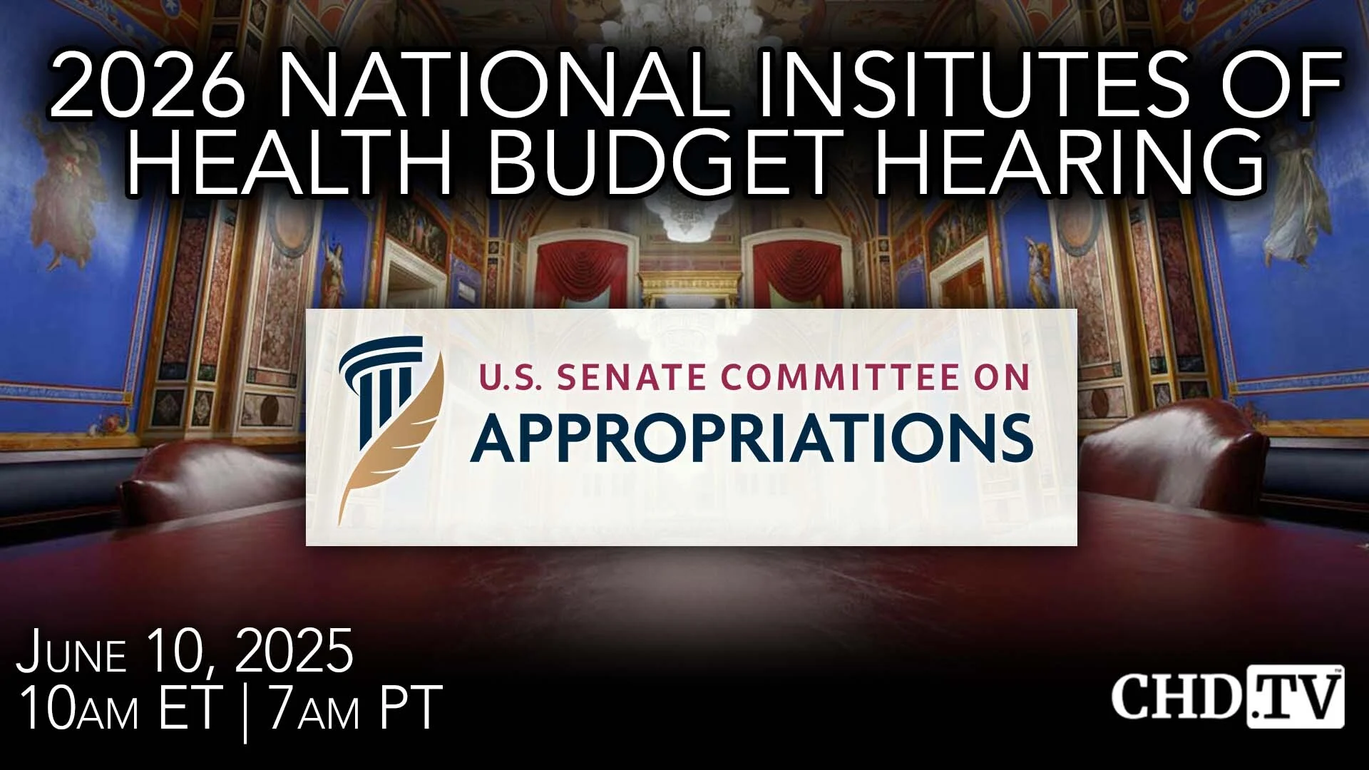 2026 National Institutes of Health Budget Hearing