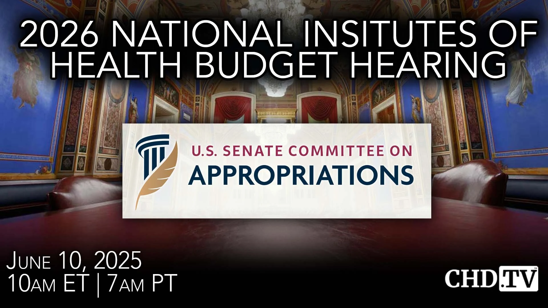 2026 National Institutes of Health Budget Hearing