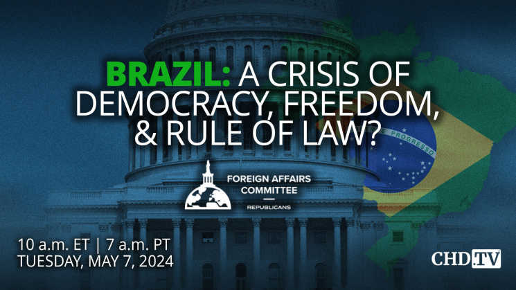 Brazil: A Crisis of Democracy, Freedom, & Rule of Law? | May 7