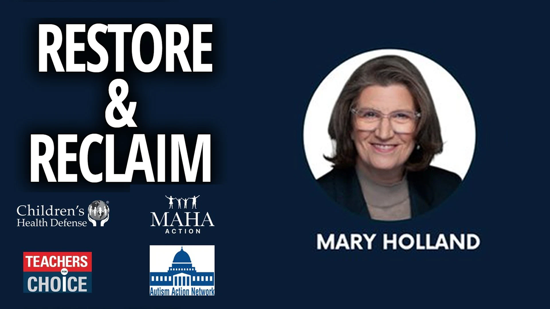 Mary Holland | Restore & Reclaim Albany Rally Speech