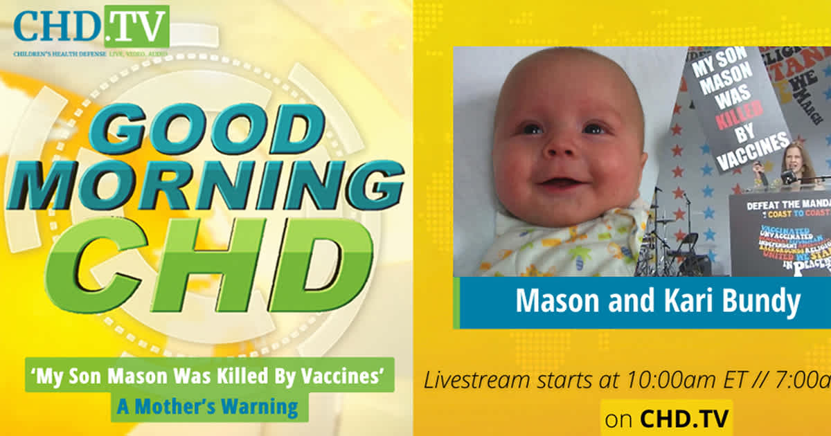 ‘My Son Mason Was Killed by Vaccines’ — A Mother’s Warning