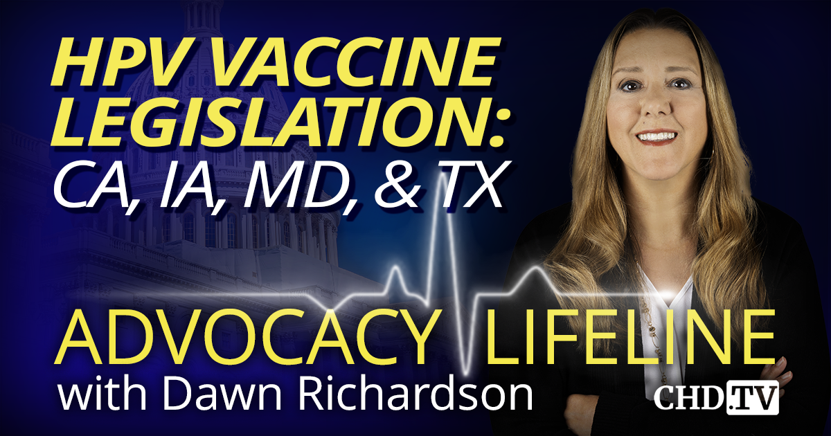 Act NOW on HPV Vaccine Legislation: CA, IA, MD + TX