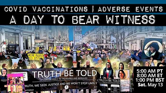 TRUTH BE TOLD RALLY | London | May 13th | 1pm BST | 8am EST | Trafalgar Square