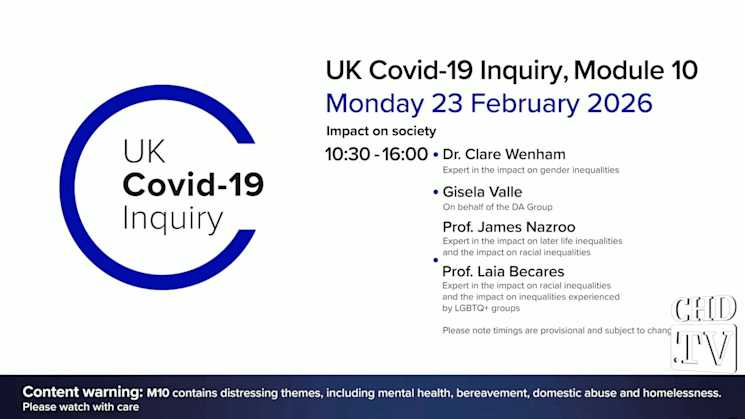 UK COVID-19 Inquiry Meeting | Feb. 23