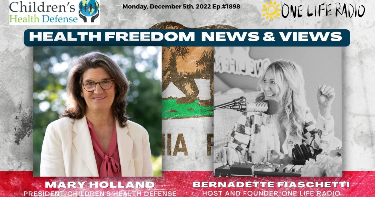 CHD Attorneys File Federal Lawsuit to Stop California COVID ‘Misinformation’ Law + More