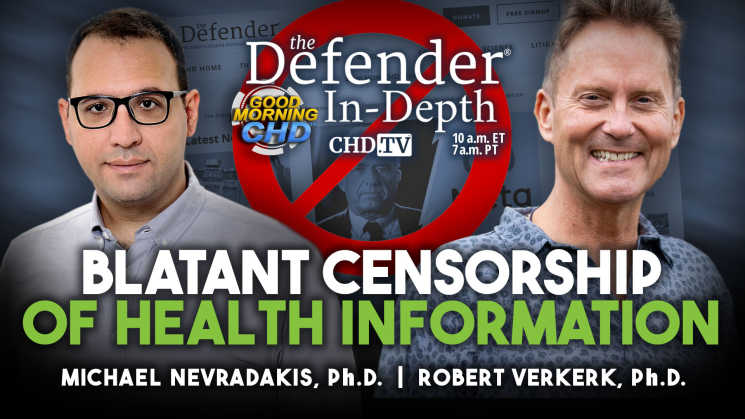 Blatant Censorship of Health Information