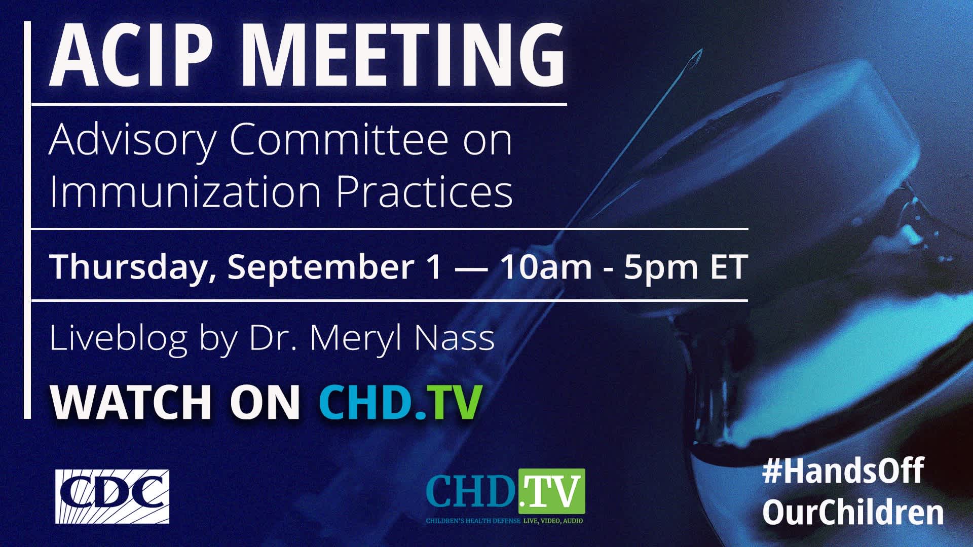 CDC ACIP Meeting | Sep. 1st, 2022