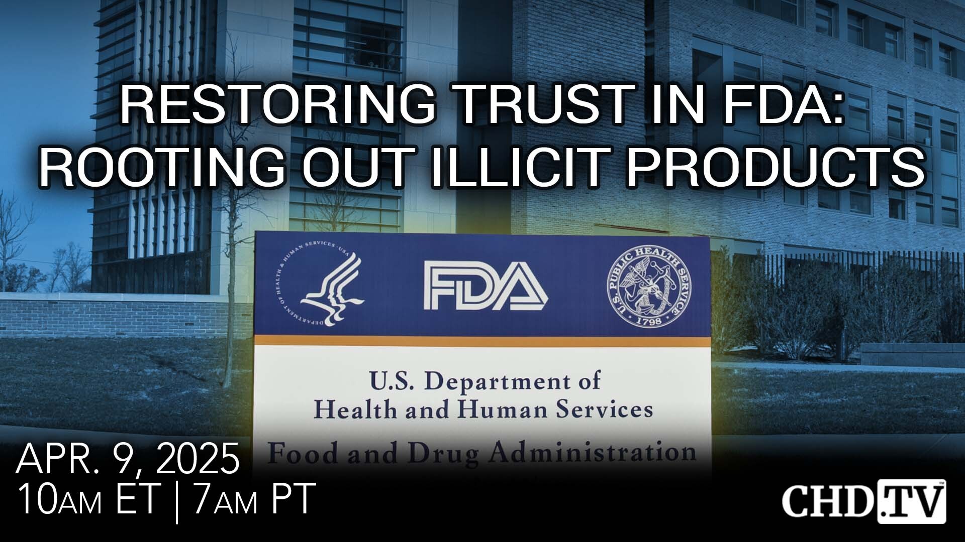 Restoring Trust in FDA: Rooting Out Illicit Products