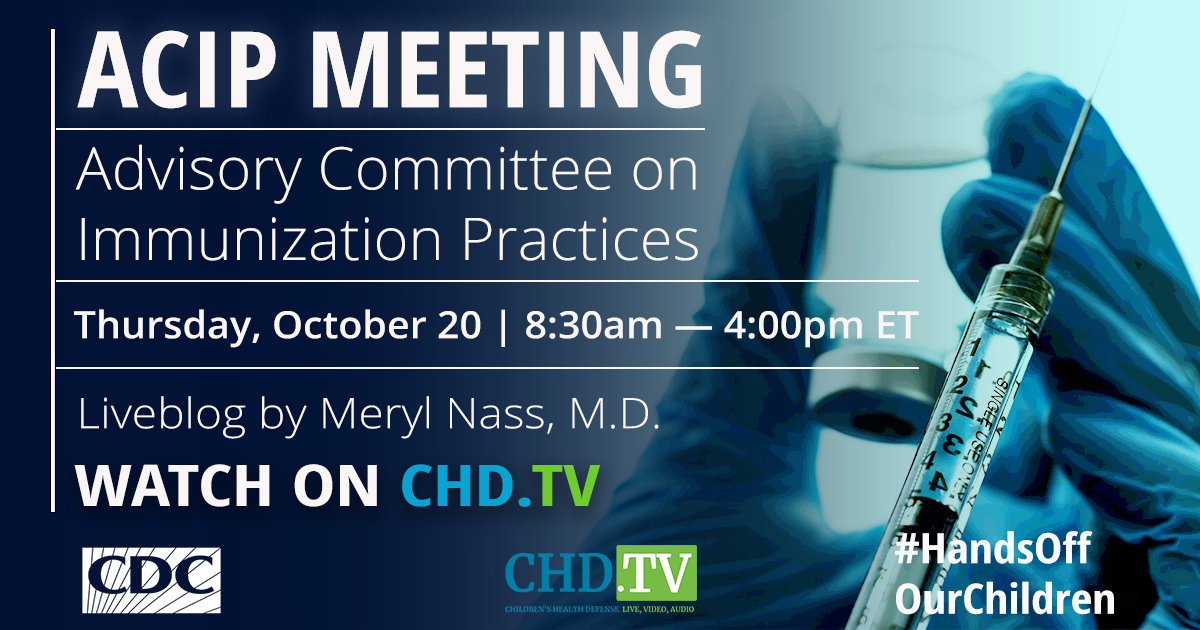 CDC ACIP Meeting | Oct. 20th, 2022