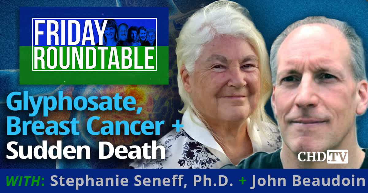 Breast Cancer Linked to Glyphosate + Massachusetts Sudden Death With Stephanie Seneff, Ph.D. + John Beaudoin