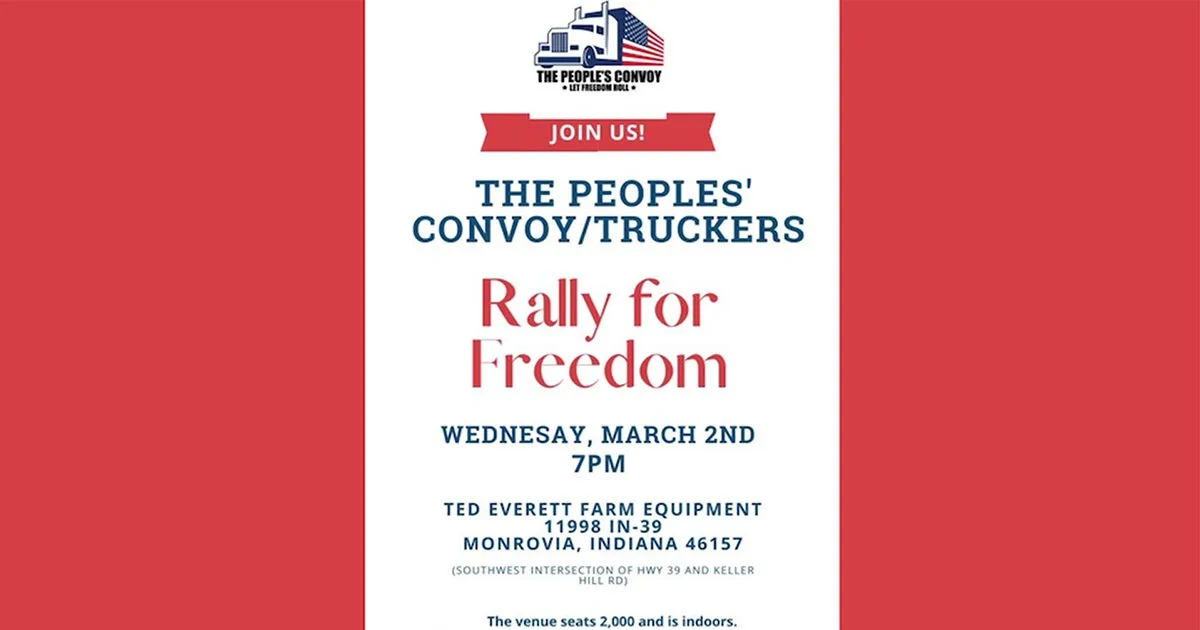 Live From Monrovia, Indiana Rally For Freedom