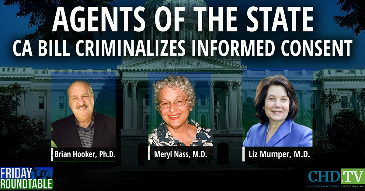 Agents of the State – CA Bill Criminalizes Informed Consent