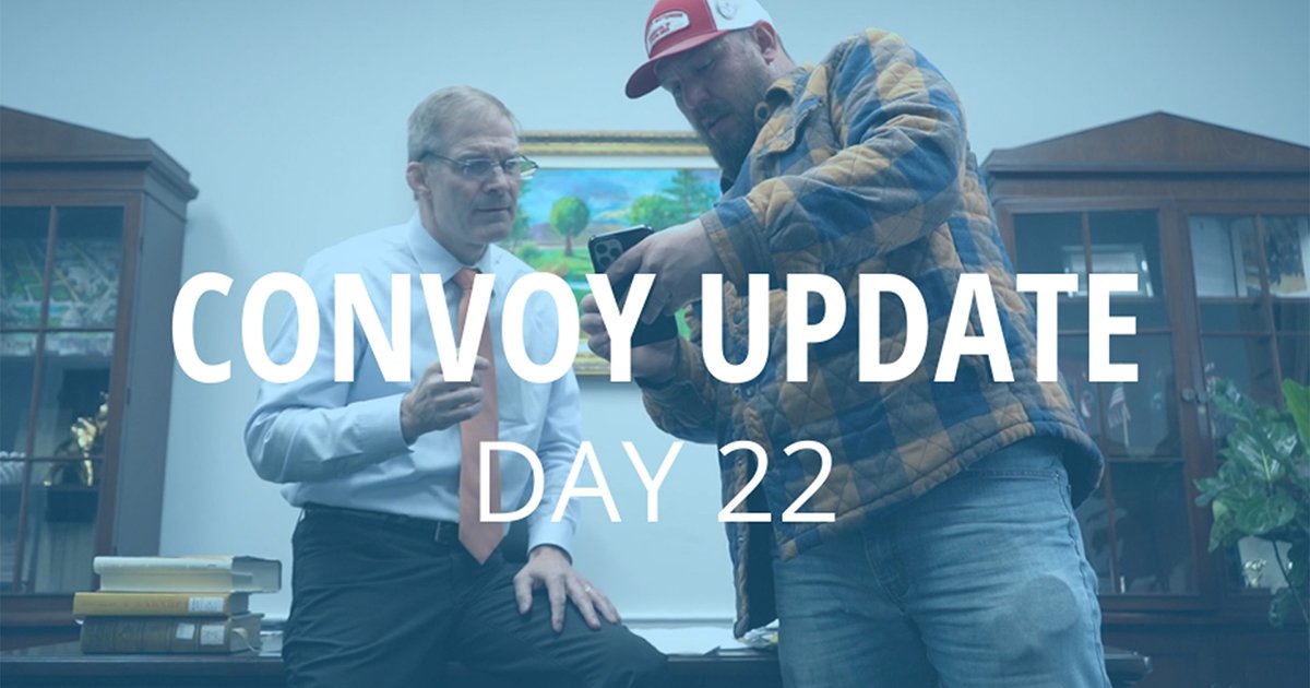 Convoy Update Day 22: Police Block Exits on I-395, Blame Truckers for Traffic