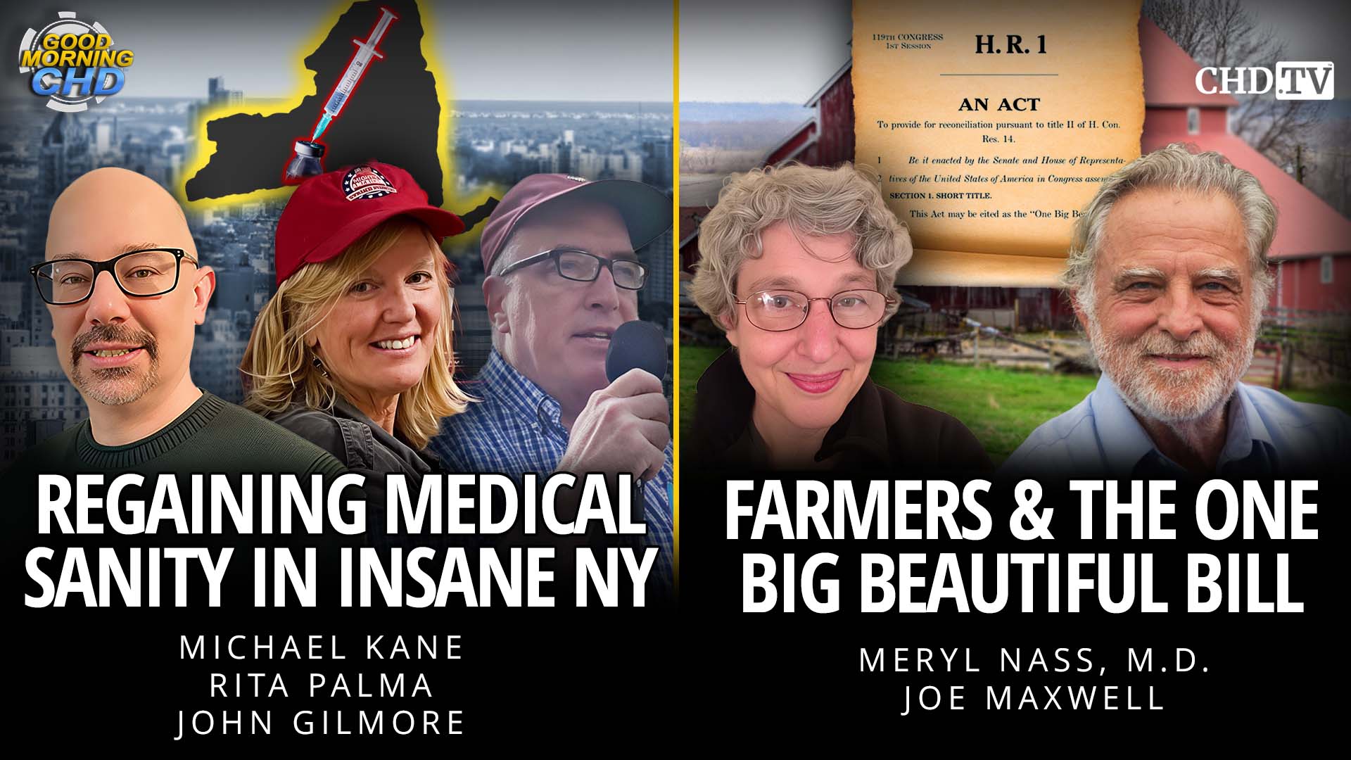 Regaining Medical Sanity in Insane NY + Farmers & The One Big Beautiful Bill