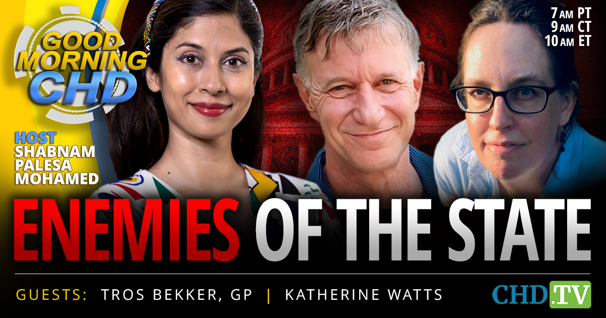 Enemies of the State + South African Doctor Charged