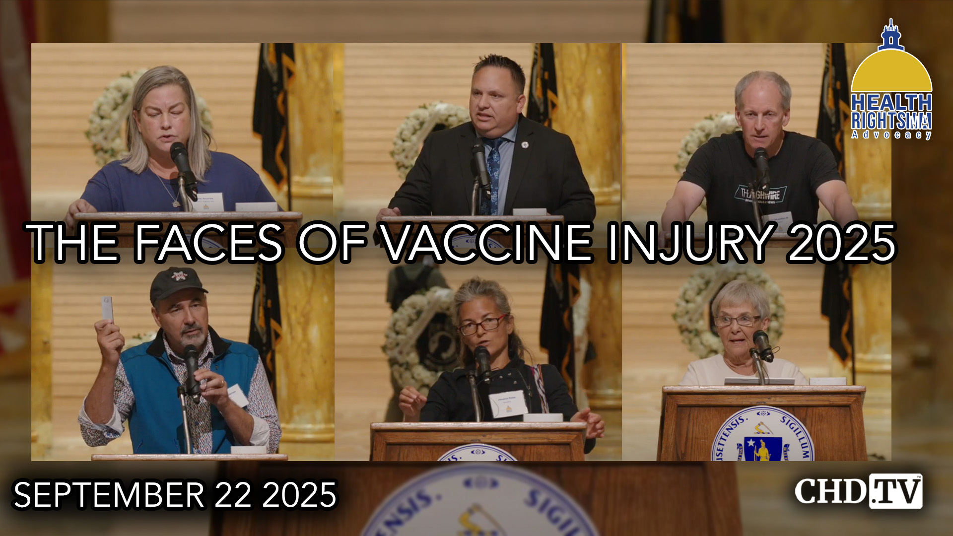 The Faces of Vaccine Injury: Testimonies at the Massachusetts State House