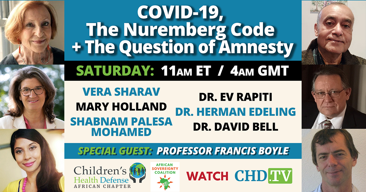 COVID-19, The Nuremberg Code + The Question of Amnesty