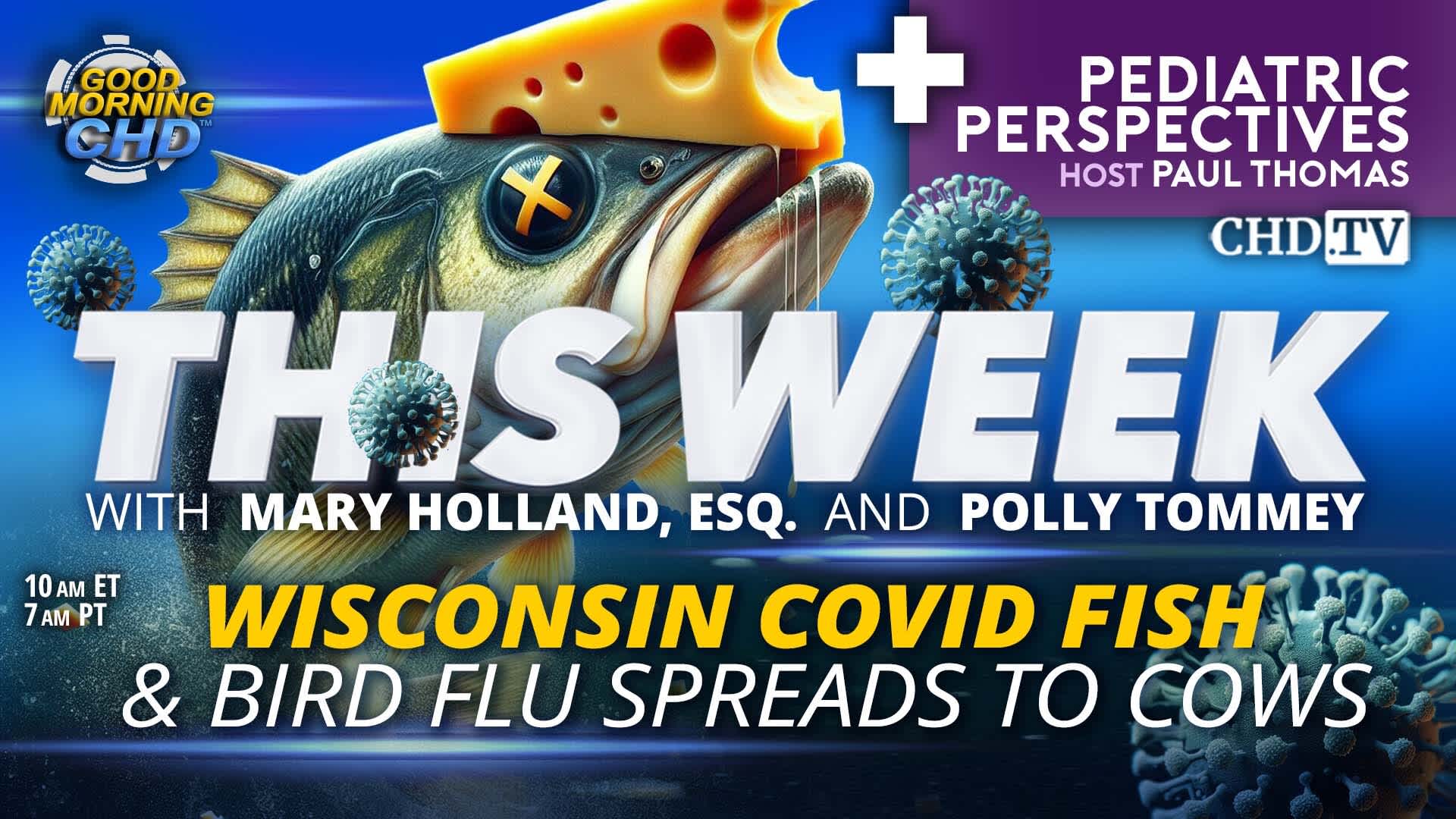 Wisconsin COVID Fish & Bird Flu Spreads To Cows