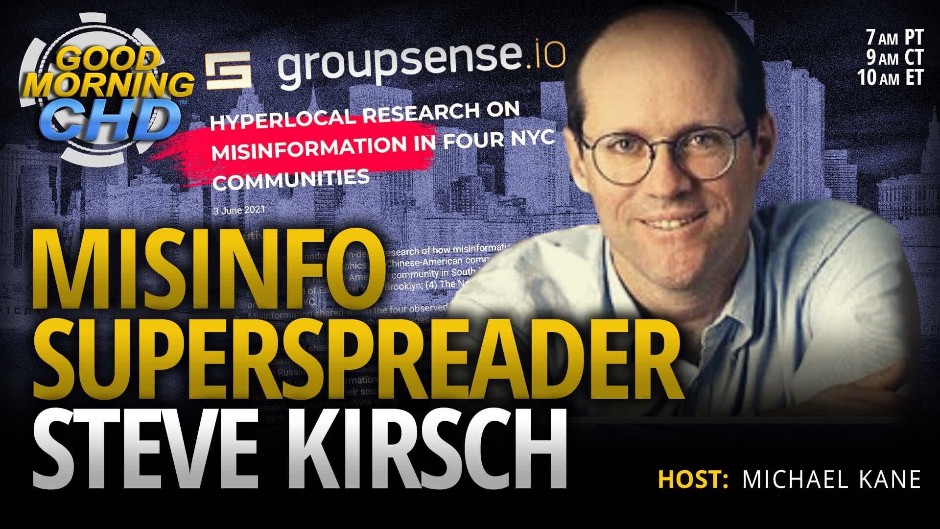 How the NYC Gov’t Targeted Steve Kirsch, CHD + Other ‘Misinfo Superspreaders’