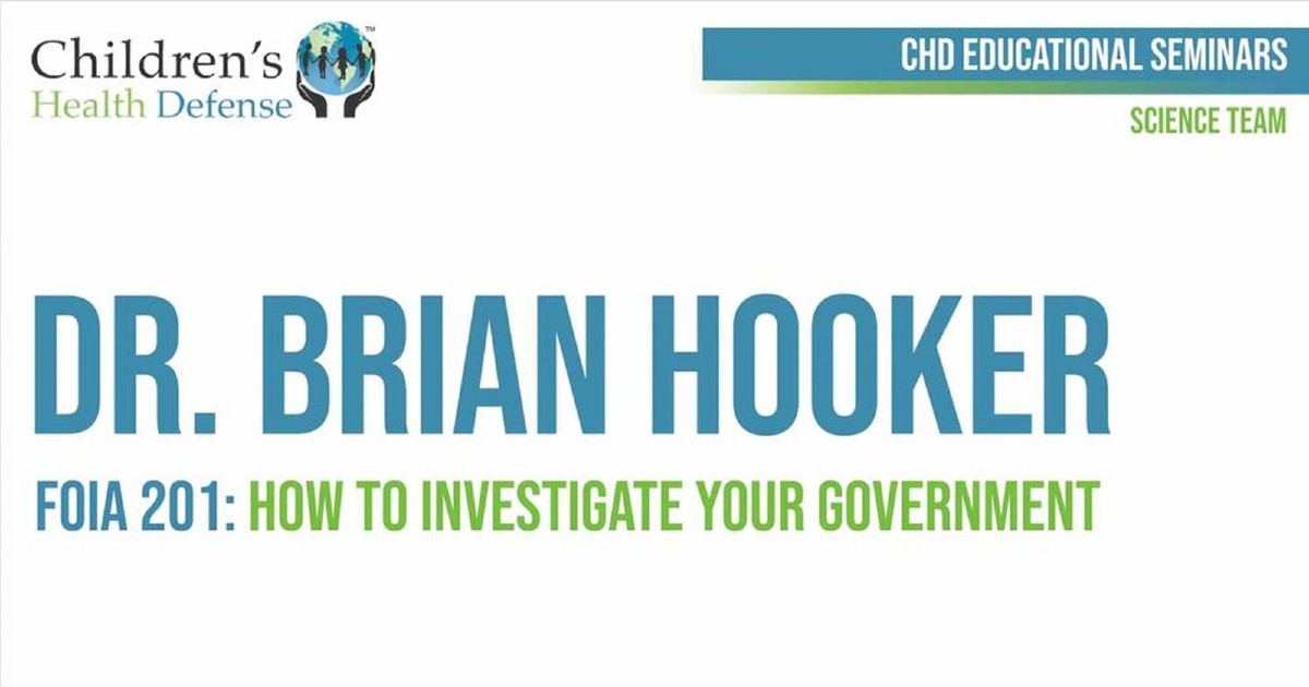 FOIA 201: How To Investigate Your Government – Brian Hooker