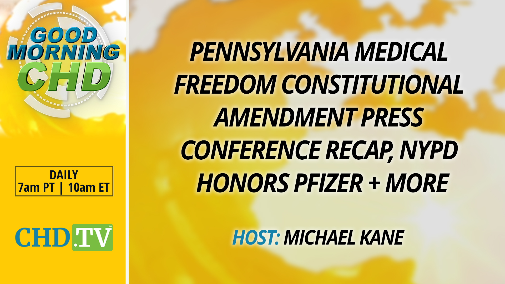 Pennsylvania Medical Freedom Constitutional Amendment Press Conference Recap, NYPD Honors Pfizer + More
