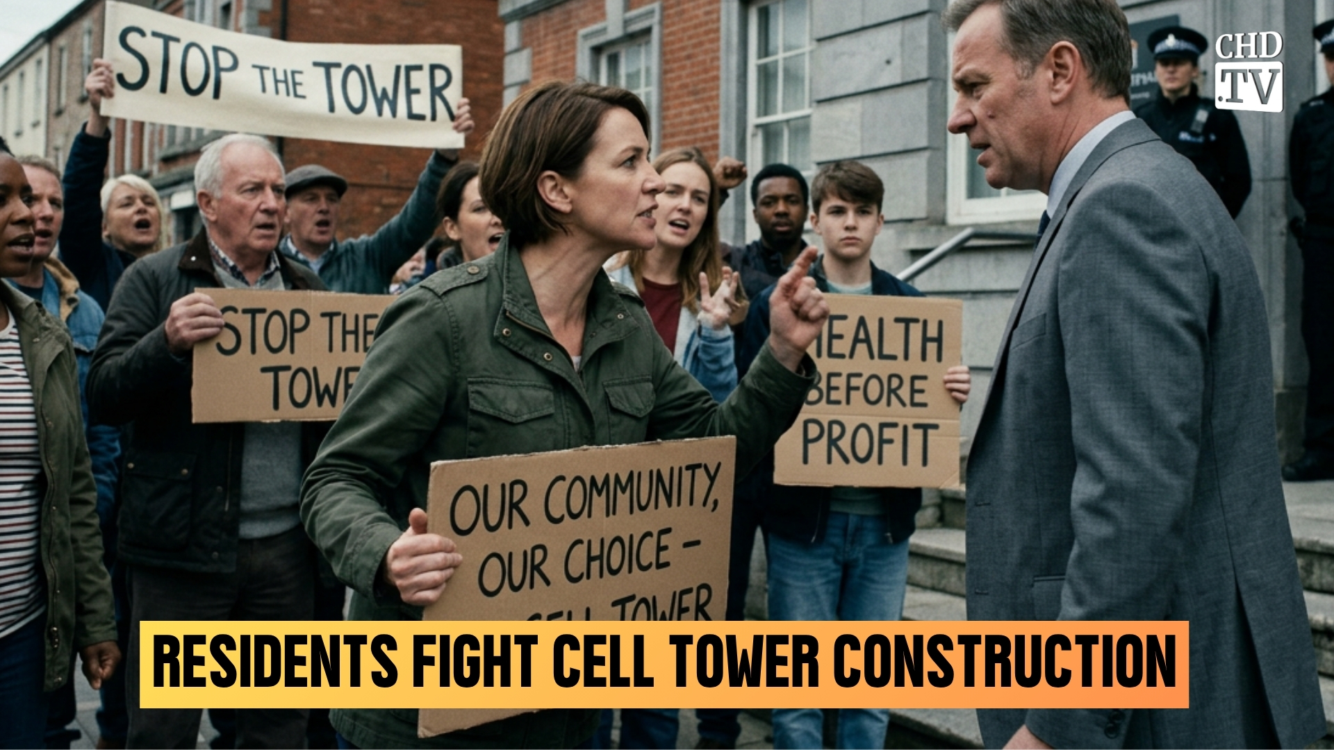 Residents Fight Cell Tower Construction