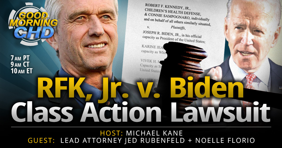Breaking: RFK, Jr. and CHD Sue Biden
