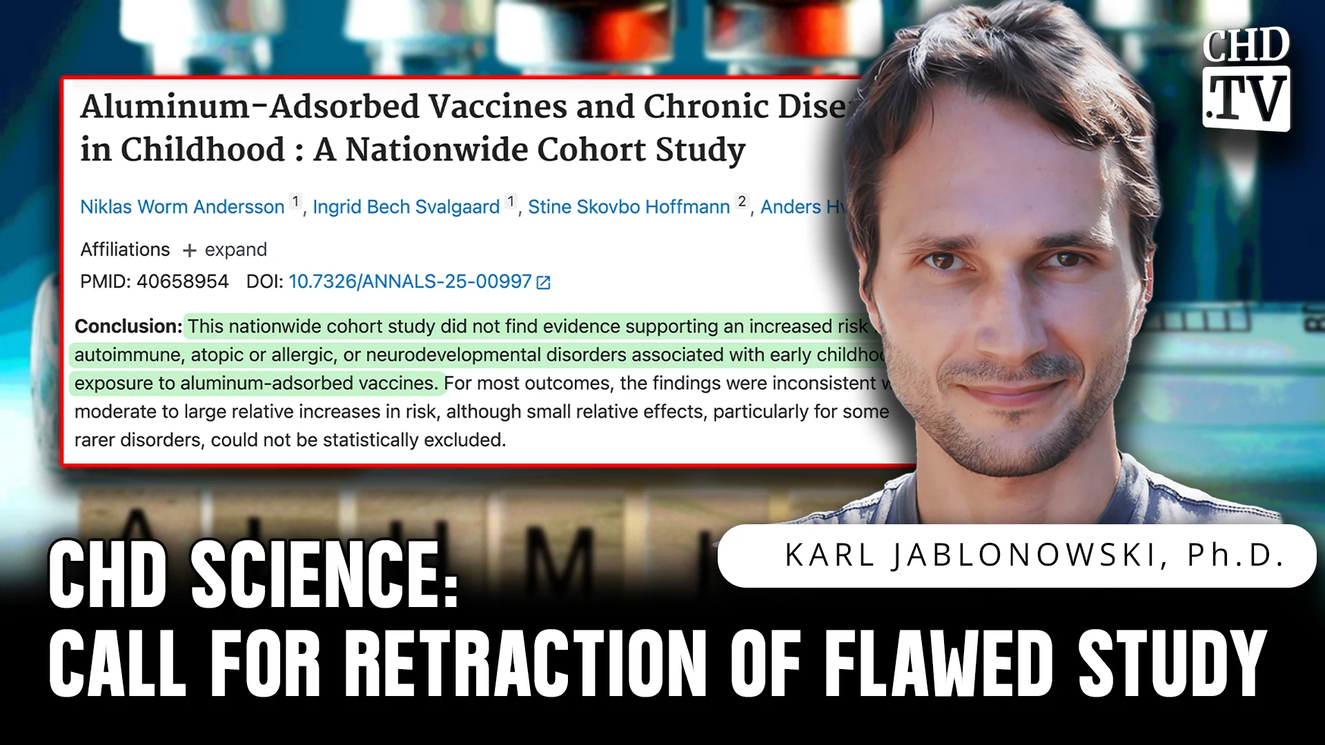 CHD Science: Call for Retraction of Flawed Study