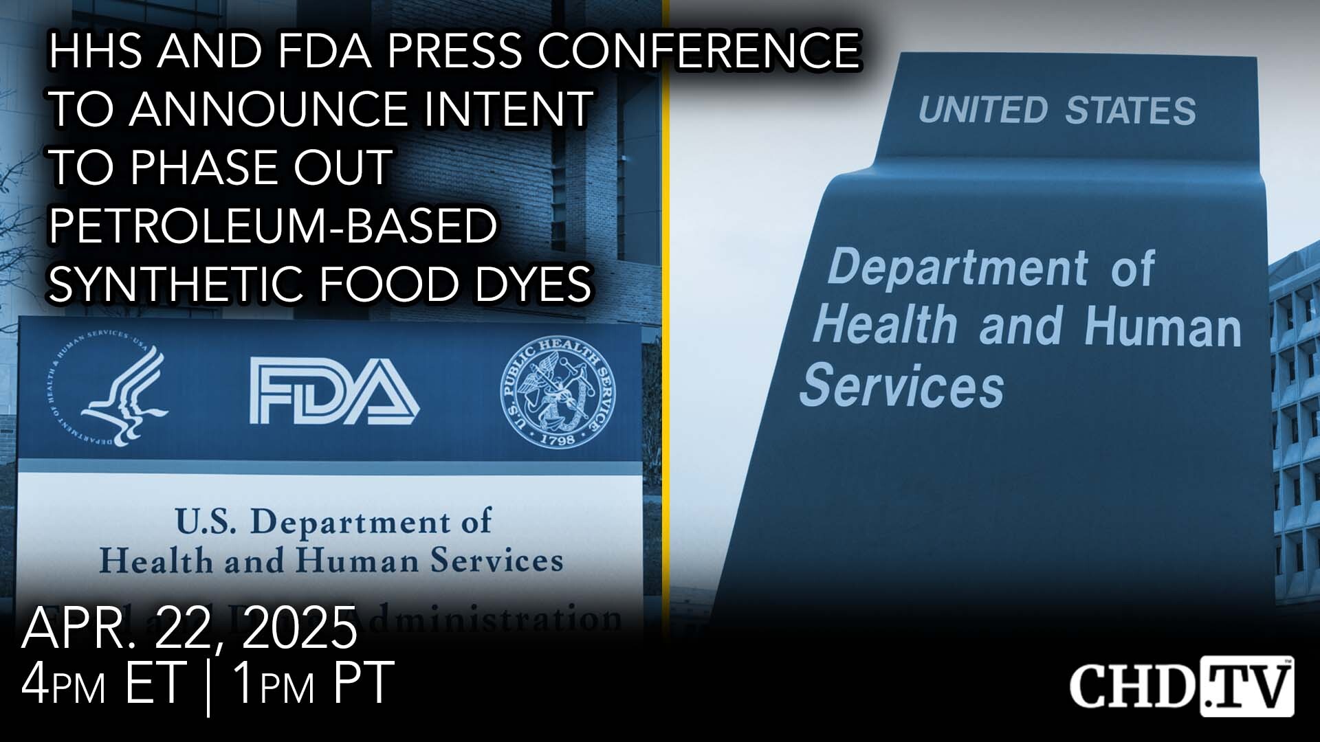 HHS, FDA Food Dye Press Conference