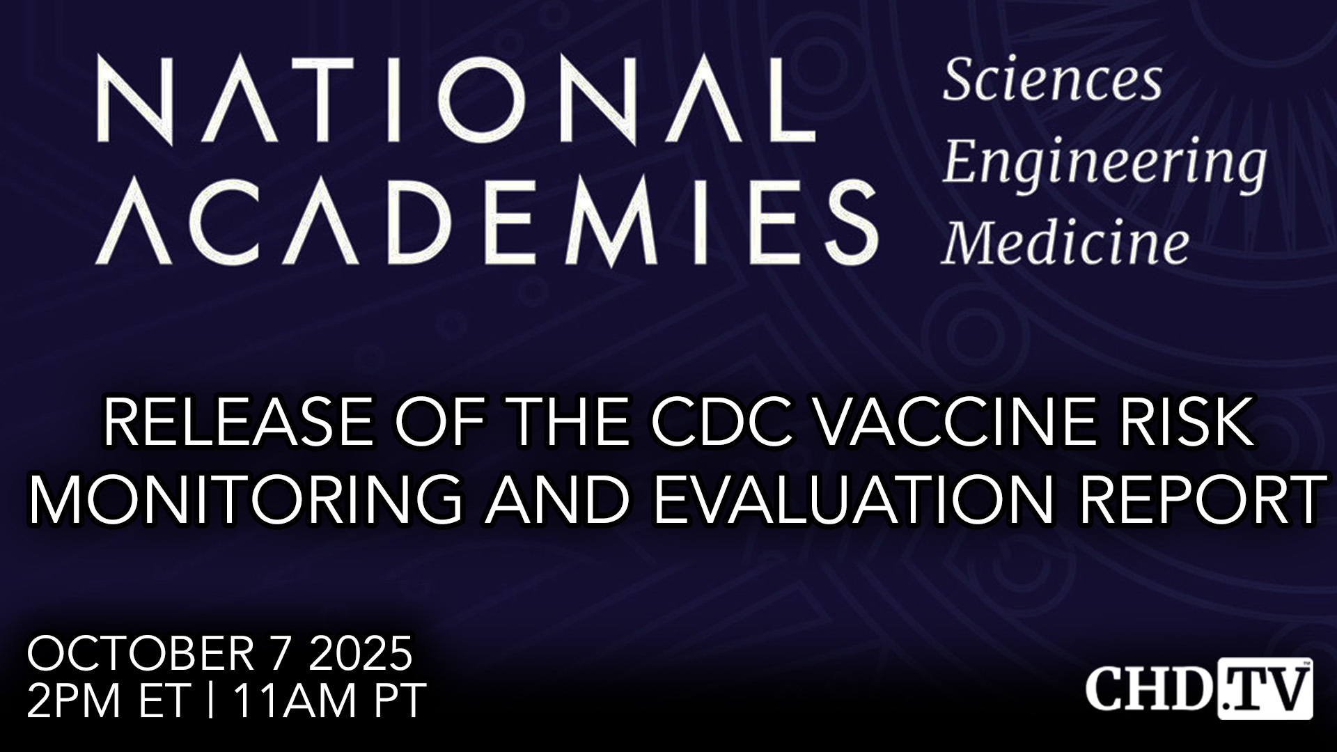 Release of the CDC Vaccine Risk Monitoring and Evaluation Report