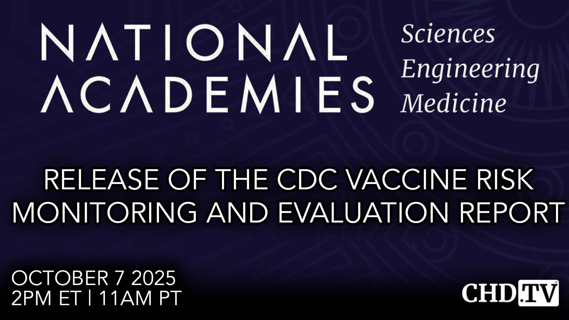 Release of the CDC Vaccine Risk Monitoring and Evaluation Report