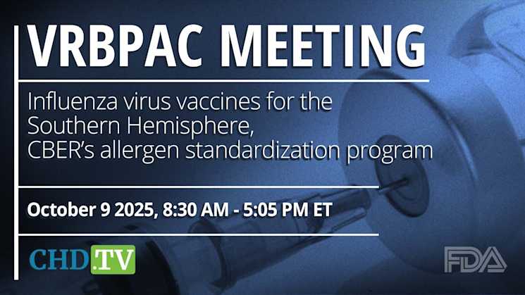 FDA VRBPAC Meeting | Oct. 9, 2025