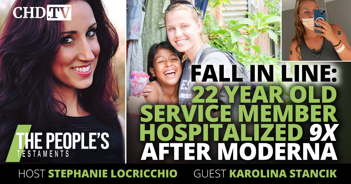 Fall In Line: 22 Year Old Service Member Hospitalized 9X After Moderna