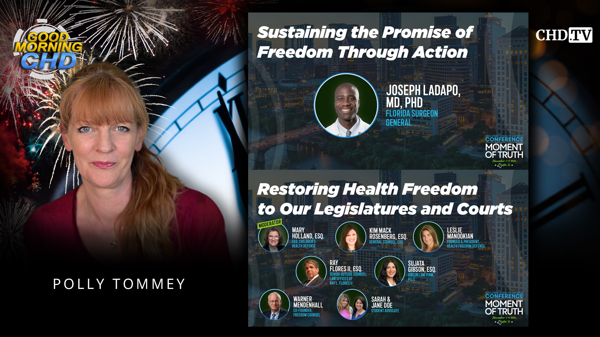 Sustaining the Promise of Freedom Through Action + Restoring Health Freedom to Our Legislatures and Courts