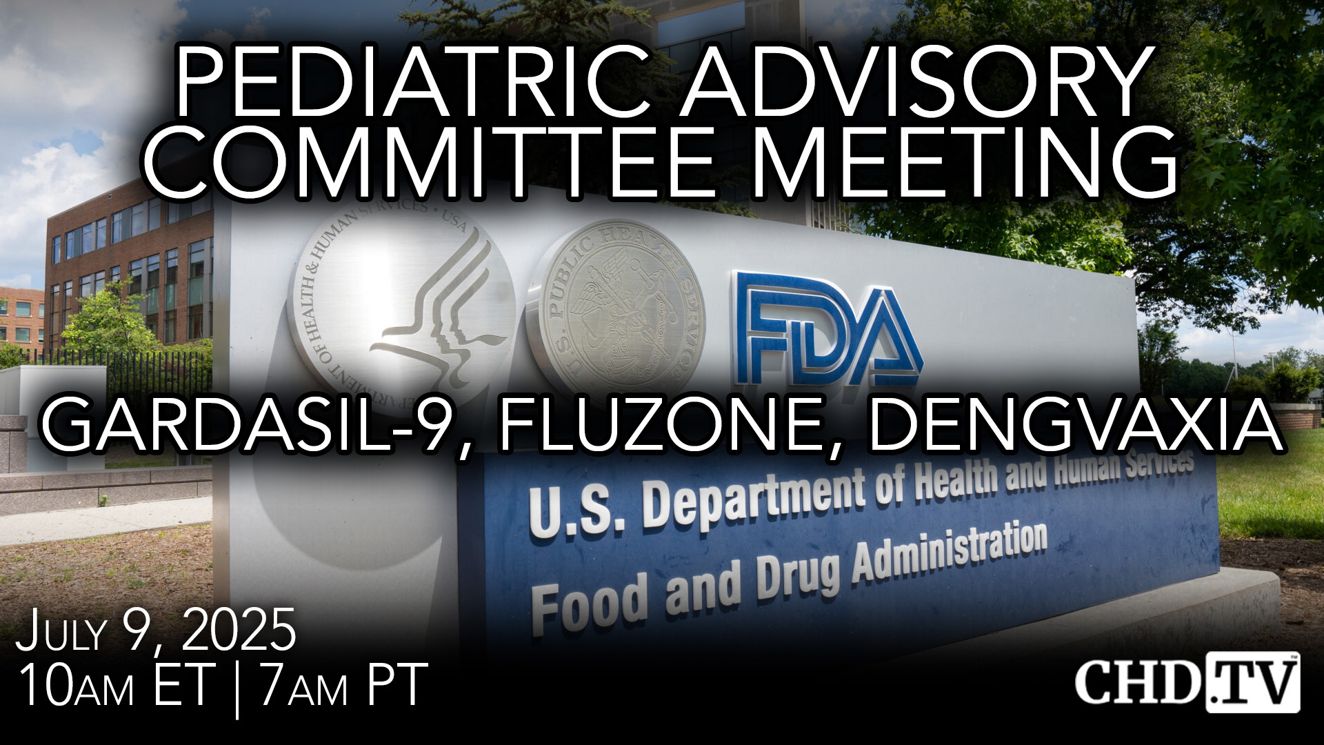 FDA Pediatric Advisory Committee (PAC) Meetings